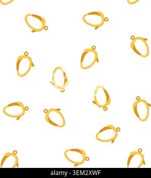 pattern jewellery clasp jewelry cartoon vector Stock Vector