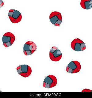pattern welder helmet welding cartoon vector Stock Vector