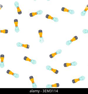 pattern compact inhaler portable cartoon vector Stock Vector