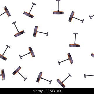pattern home smart lamp cartoon vector Stock Vector