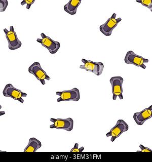 pattern adventure hiking backpack cartoon vector Stock Vector