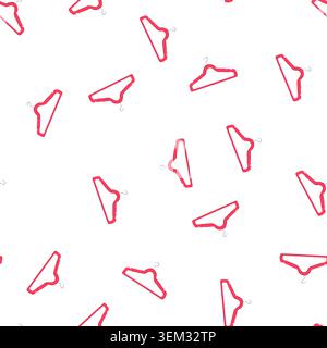 pattern shirt hanger clothes cartoon vector Stock Vector