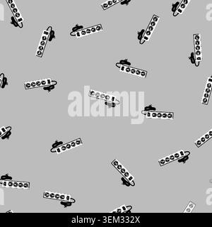 seamless pattern Power strip having multiple outlets for electricity Stock Vector