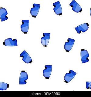 pattern winter goggles ski cartoon vector Stock Vector