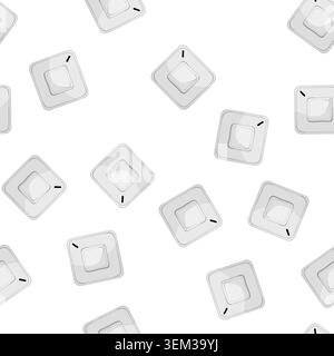 pattern house smoke detector cartoon vector Stock Vector