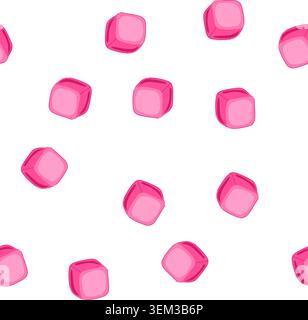 pattern ecofriendly ice cubes reusable cartoon vector Stock Vector