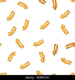 pattern texture kitchen towel cartoon vector Stock Vector