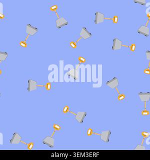seamless pattern law weigh scales cartoon vector Stock Vector