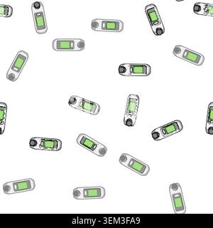 pattern measurement spirometer cartoon vector Stock Vector