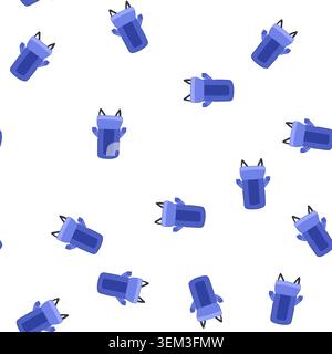 pattern travel seat airplane cartoon vector Stock Vector