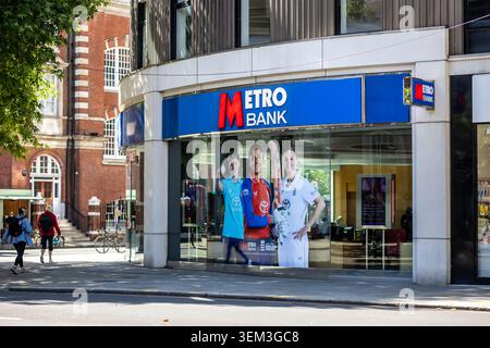 Metro Bank on the Kings Road in London. Stock Photo