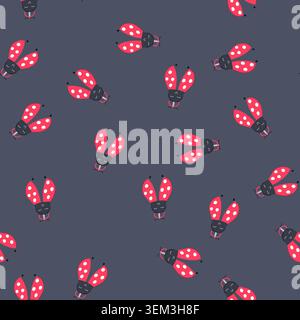 seamless pattern backpack kid luggage cartoon vector Stock Vector