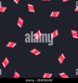 seamless pattern capacity sd card cartoon vector Stock Vector