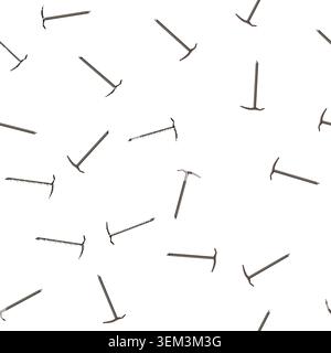 pattern tool ice axe cartoon vector Stock Vector