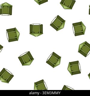 pattern park tent garden cartoon vector Stock Vector