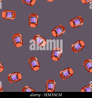 seamless pattern steel helmet welding cartoon vector Stock Vector
