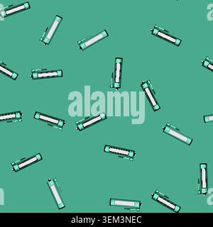 seamless pattern Silicone sealant caulk tube for construction work Stock Vector