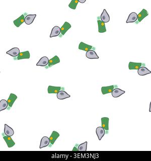 pattern medication inhaler portable cartoon vector Stock Vector