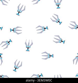 pattern grasp claw machine cartoon vector Stock Vector