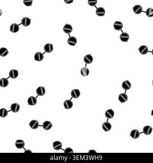pattern Round welding glasses protecting eyes in industrial work Stock Vector