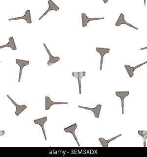 pattern layer brick chisel cartoon vector Stock Vector