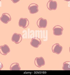 seamless pattern desk mouse pad cartoon vector Stock Vector