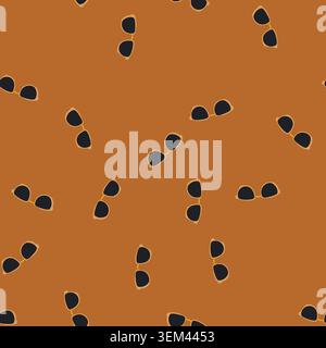seamless pattern aid glasses for the blind cartoon vector Stock Vector