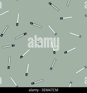 seamless pattern Airport control tower supervising air traffic operations Stock Vector