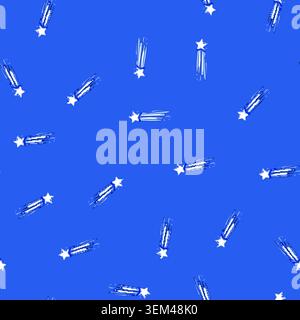 seamless pattern energy projectile game cartoon vector Stock Vector