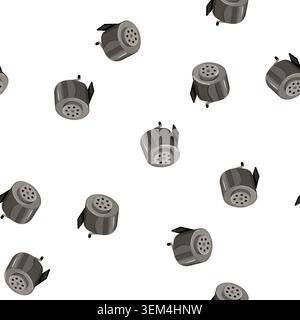 pattern tool pencil sharpen cartoon vector Stock Vector
