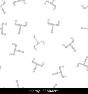 pattern maintenance waste drain trap cartoon vector Stock Vector
