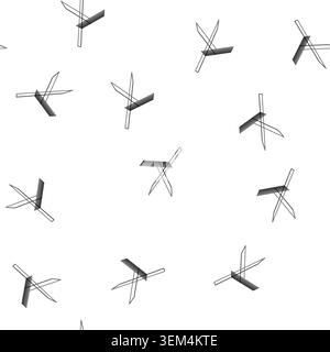 pattern clothing clothes drying rack cartoon vector Stock Vector