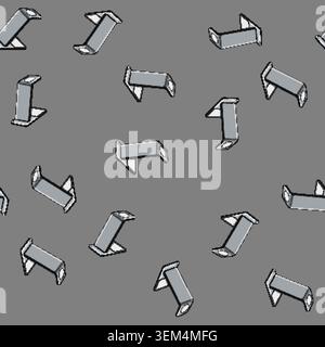 seamless pattern fast charging stand wireless cartoon vector Stock Vector