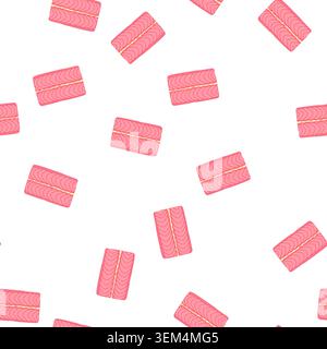pattern tourism sleeping pad cartoon vector Stock Vector