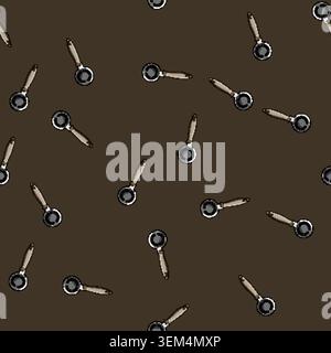 seamless pattern baking egg separator tool cartoon vector Stock Vector