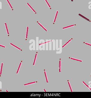 seamless pattern pixel health bar cartoon vector Stock Vector