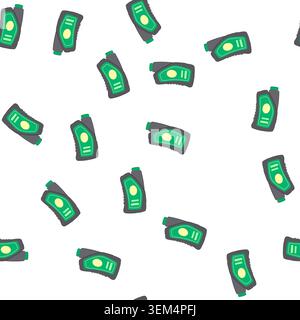 pattern car motor oil cartoon vector Stock Vector