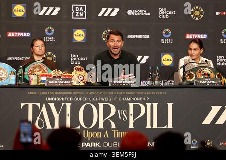boxer-flora-pili-during-a-press-conference-at-the-helix-at-mahony-hall