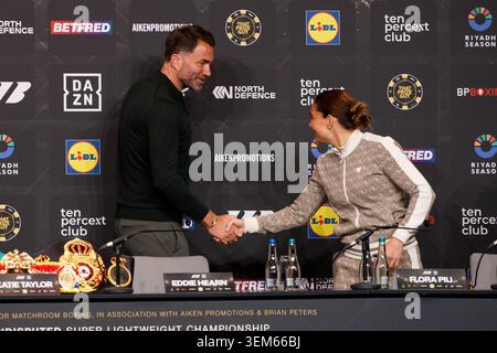 boxer-flora-pili-during-a-press-conference-at-the-helix-at-mahony-hall