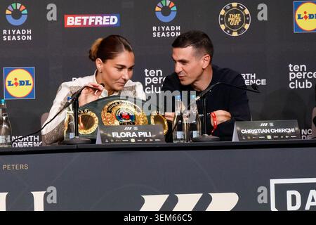 boxer-flora-pili-during-a-press-conference-at-the-helix-at-mahony-hall