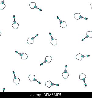 pattern game claw machine cartoon vector Stock Vector