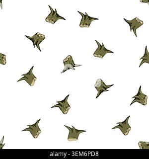 pattern old stump cartoon vector Stock Vector