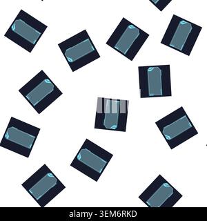 pattern game hud frame cartoon vector Stock Vector