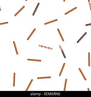 pattern Full orange segmented progress bar achievement indicator Stock Vector