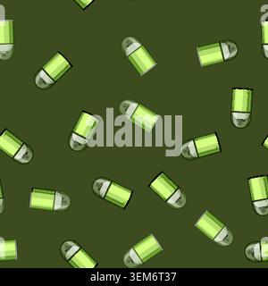 seamless pattern Air freshener can refreshing clean smell Stock Vector