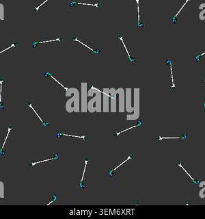 seamless pattern device grabber tool cartoon vector Stock Vector