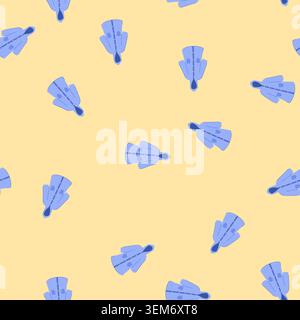 seamless pattern weather rain jacket cartoon vector Stock Vector