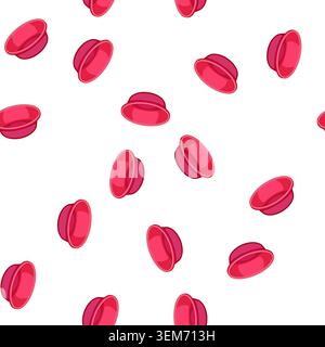 pattern object basin plastic cartoon vector Stock Vector