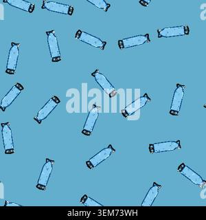 seamless pattern room ironing board cartoon vector Stock Vector
