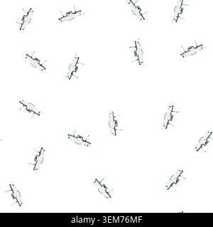 pattern learning quadcopter cartoon vector Stock Vector